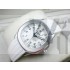 Patek Philippe Aquanaut Swiss 2824 Automatic White Dial Stick Numeral Markers Rubber Strap