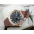 Patek Philippe Aquanaut Swiss 2824 Automatic Black Dial Brown Rubber Strap