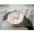 Omega De Ville Swiss 2824 Mens Automatic Rose Gold Dial Diamond Stick Markers Rose Gold