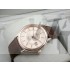 Omega De Ville Swiss 2824 Mens Automatic Rose Gold Dial Diamond Stick Markers Rose Gold