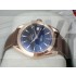 Omega Seamaster Swiss 2824 Mens Automatic Rose Gold Blue Dial