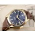 Omega Seamaster Swiss 2824 Mens Automatic Blue Dial Numeral Markers Gold