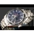 Omega Seamaster Swiss 2824 Mens Automatic Blue Dial Stick Markers