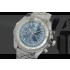 Breitling Bentley Chronograph Swiss 7750 Mens Automatic Blue Dial