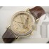Vacheron Constantin Patrimony Swiss 2824 Automatic Gold Dial Stick Markers Diamond Bezel Gold 