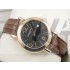 Vacheron Constantin Patrimony Swiss 2824 Automatic Black Dial Stick Numeral Markers Rose Gold