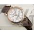 Vacheron Constantin Patrimony Swiss 2824 Automatic White Dial Stick Numeral Markers Rose Gold