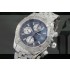 Breitling Chronomat Evolution Swiss 7750 Mens Automatic Blue Dial