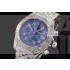 Breitling Chronomat Evolution Swiss 7750 Mens Automatic Royal Blue Dial