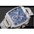 Tag Heuer Monaco Swiss 7750 Mens Quartz Blue Dial