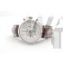 Breitling 1884 Swiss 7750 Mens Automatic White Dial Brown Leather