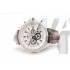 Breitling Bentley Swiss 7750 Mens Automatic White Dial Brown Leather Strap