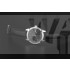 Vacheron Constantin Patrimony Swiss 2824 Automatic Black Dial Stick Markers Diamond Bezel 
