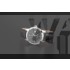 Vacheron Constantin Patrimony Swiss 2824 Automatic Black Dial Stick Roman Numeral Markers Diamond Bezel 