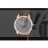 Vacheron Constantin Patrimony Swiss 2824 Automatic Black Dial Stick Markers Diamond Bezel