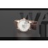 Vacheron Constantin Patrimony Swiss 2824 Automatic White Dial Stick Markers Diamond Bezel Rose Gold