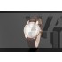 Vacheron Constantin Patrimony Swiss 2824 Automatic White Dial Stick Roman Numeral Markers Diamond Bezel Rose Gold