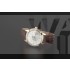 Vacheron Constantin Patrimony Swiss 2824 Automatic White Dial Stick Markers Diamond Bezel Gold 