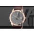 Vacheron Constantin Patrimony Swiss 2824 Automatic Black Dial Stick Roman Numeral Markers Rose Gold 
