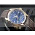 Omega Seamaster Swiss 2824 Mens Automatic Blue Dial Sub-Dial Triangle Markers Gold