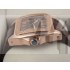 Cartier Santos Swiss ETA 2824 Automatic Watch Brown Strap 