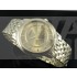 Omega De Ville Swiss 2824 Mens Automatic Gold Dial Stick Markers Gold
