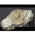 Omega De Ville Swiss 2824 Mens Automatic Gold Dial Diamond Stick Markers Gold