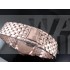 Omega De Ville Swiss 2824 Mens Automatic Rose Gold Dial Stick Markers Rose Gold
