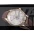 Jaeger LeCoultre Swiss 2824 Automatic White Dial Diamond Bezel Rose Gold