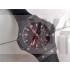 Big Bang Black Dial Red Markers Hublot Chronograph Leather/Rubber Strap