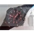 Big Bang Black Dial Red Markers Hublot Chronograph Leather/Rubber Strap