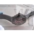 Big Bang Black Dial Red Markers Hublot Chronograph Leather/Rubber Strap