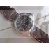 Luminor 8 Days Black Dial Panerai Handwound Watch Dark Brown Strap