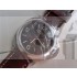 Luminor 8 Days Black Dial Panerai Handwound Watch Dark Brown Strap