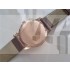 Calatrava Noble Champagne Dial Patek Philippe Automatic Watch Brown Leather Strap