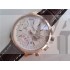 Breitling 1884 Swiss 7750 Mens Automatic White Dial Rose Gold