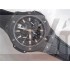 Hublot Big Bang Automatic Watch All Black Magic Black Leather Strap 