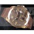 Cartier Calibre De Cartier Swiss 2824 Automatic Brown Dial Roman Numeral Markers Rose Gold