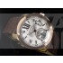 Cartier Calibre De Cartier Swiss 2824 Automatic White Dial Roman Numeral Markers Rose Gold