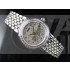 Piaget Dancer Swiss 2824 Quartz Silver Diamond Dial Diamond Markers