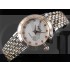 Piaget Dancer Swiss 2824 Quartz White Dial Diamond Markers Rose Gold