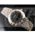 Piaget Dancer Swiss 2824 Quartz Black Dial Diamond Markers Rose Gold