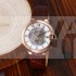 Cartier Ballon Bleu De Cartier Skeleton Brown Strap Swiss ETA 2824
