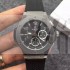 Hublot Big Bang Black Dial Silver Ring Chronograph Black Rubber Strap