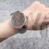 IWC Portuguese 7 Days Automatic Watch Rose Gold Brown Dial Black Leather 