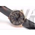 Blancpain Fifty Fathom Automatic Mechanical Watch-Triangle Hour Markers Black Dial-Black Leather Strap