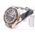 Blancpain Fifty Fathom Automatic Mechanical Watch-Triangle Hour Markers Black Dial-Black Leather Strap