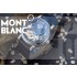 MontBlanc Nicolas Rieussec Anniversary Edition Swiss Chronograph-Skeleton Dial-Leather Strap