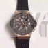 Hublot Big Bang Swiss Automatic Watch-Numeral Hour Markers-Black Rubber Bracelet