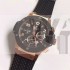 Hublot Big Bang Swiss Automatic Watch-Numeral Hour Markers-Black Rubber Bracelet